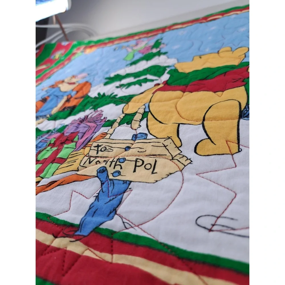 Handmade Winnie the Pooh Quilt 42.5x66